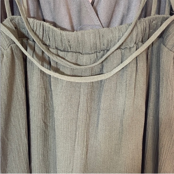 Lulu's Lost In Paradise Olive Green Maxi Dress. Medium. NWT. - Picture 11 of 16